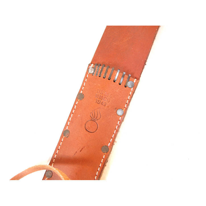Fourreau cuir M6 pour poignard USM3 US repro
