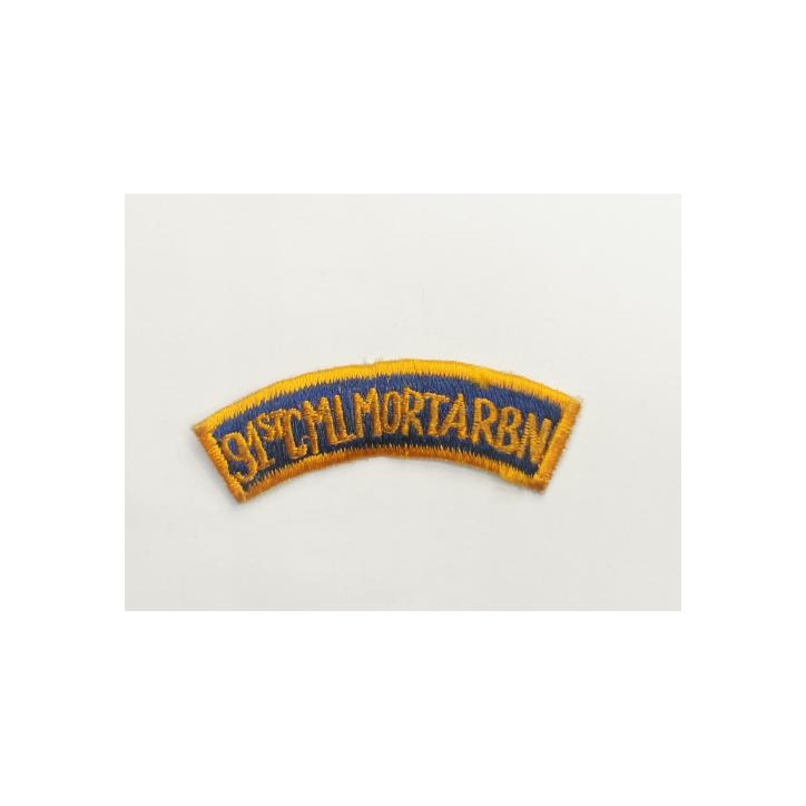 TAB tissu  91st CML MORTAR BN