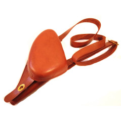 Etui cuir jambon fauve pour revolver 1892