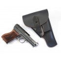 Etui cuir PA  Mauser 1934 couleur noir dvr 42 ref Mil 55 