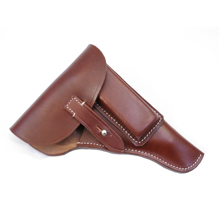 Etui cuir PA Sauer et Sohn 38 ewx 1944 fauve