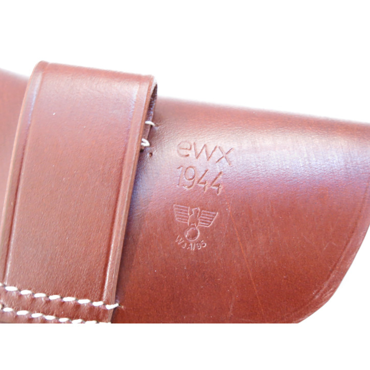 Etui cuir PA Sauer et Sohn 38 ewx 1944 fauve