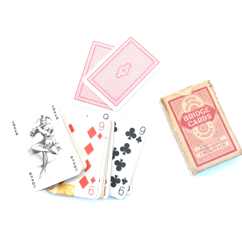 Jeu de carte original  US Army 39/45 original Bridge Cards  box 208