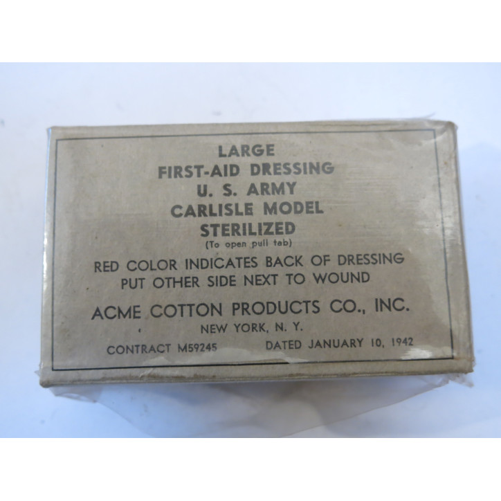 Pansement US Army large first aid dressing 