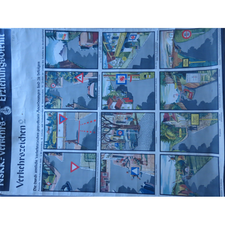 Tableaux  NSKK  Verkehrs Erziehungsdienft  