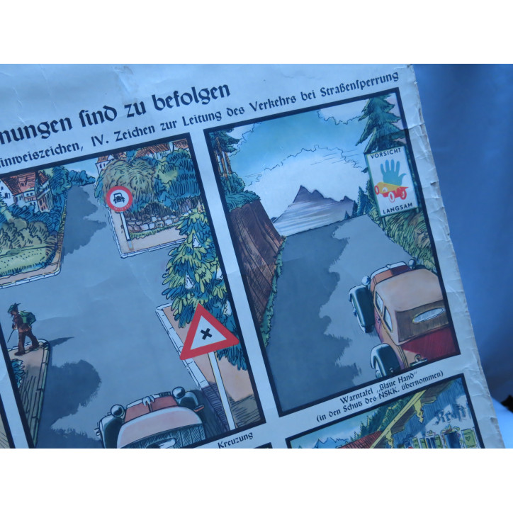 Tableaux  NSKK  Verkehrs Erziehungsdienft  