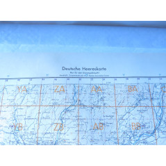 Carte d'état major Allemand 1943 Region Italie Riva -Verona