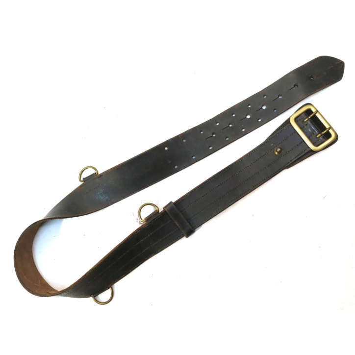 Ceinturon cuir S/ officier Français Ref Ce50 