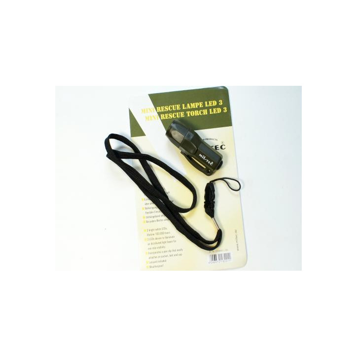 Petite lampe 3 leds de survie