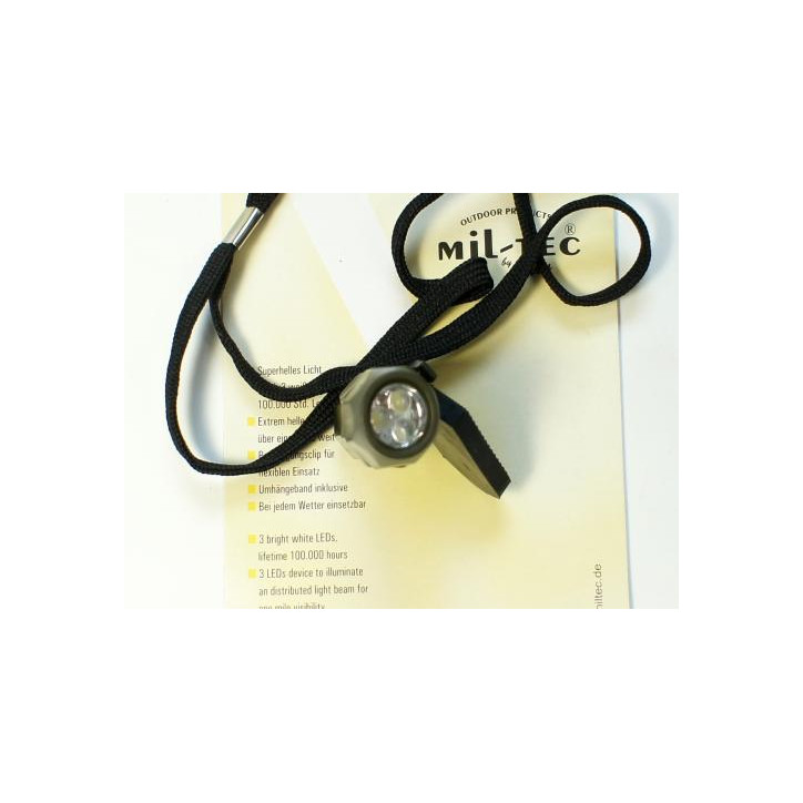 Petite lampe 3 leds de survie