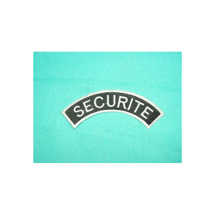 Ecusson d'epaule  tissu SECURITE ref bo 158