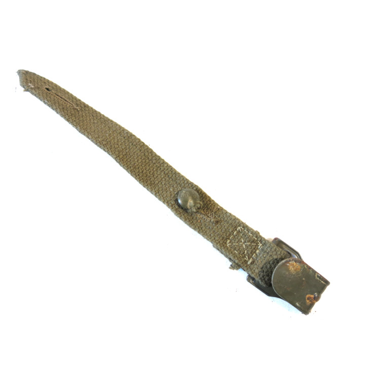 Petite sangle toile pour masque à gaz Allemand 39/45