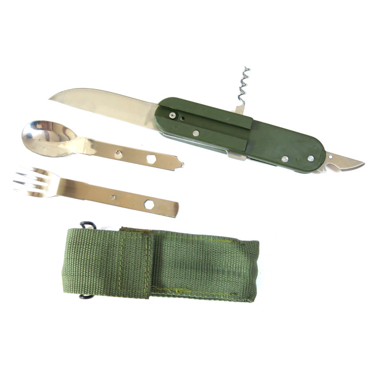 Couteau pour bivouac randonnée 5 fonctions Ref bi58