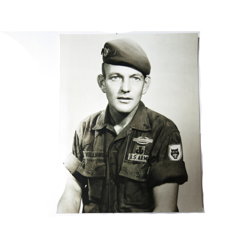 Photo Tiger Williams US Army Vietnam ref 123