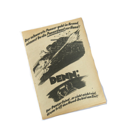 Notice originale Wh panzerfaust  1944 