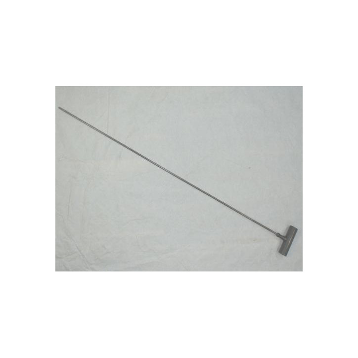 Baguette de nettoyage poignée acier longueur 81 cm