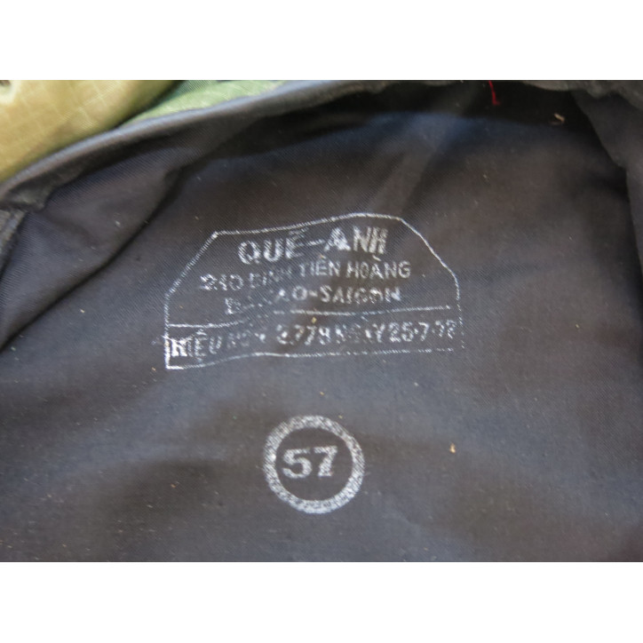 Béret camouflé type ERDL en nylon US Vietnam