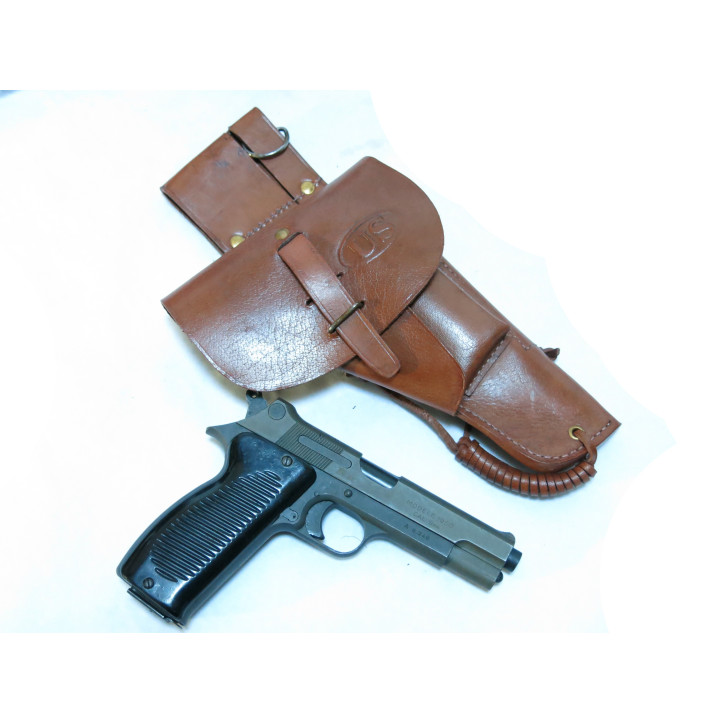 Superbe étui cuir fauve marqué US pour Colt 45