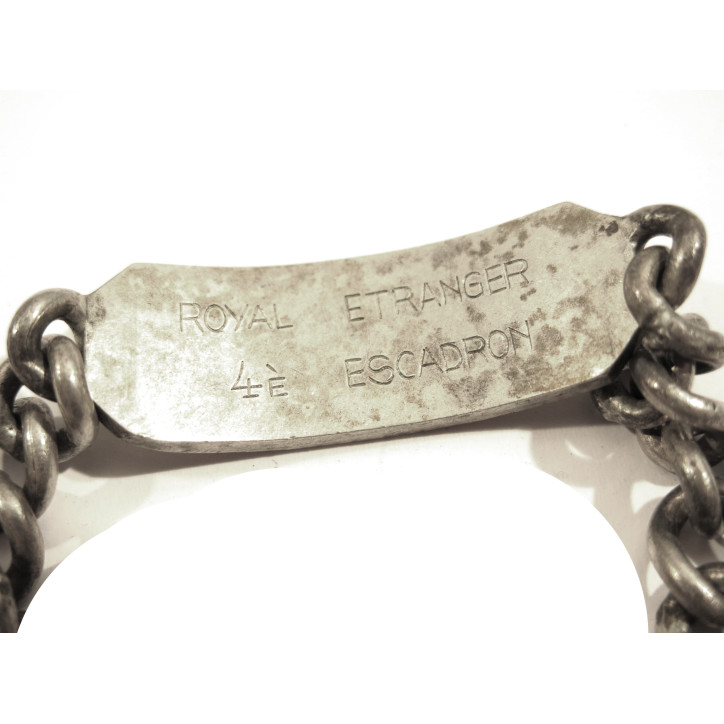 Gourmette argent Stefko Louis R US Army 39/45 
