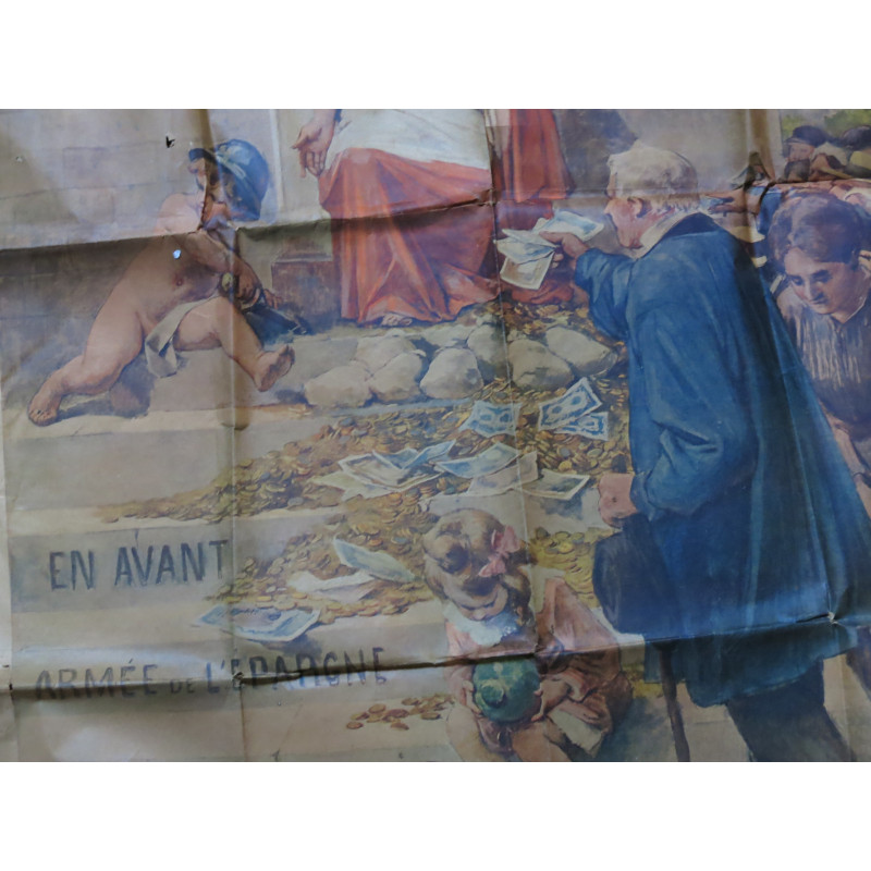 Affiche originale 2° emprunt de la defense Nationale  1916