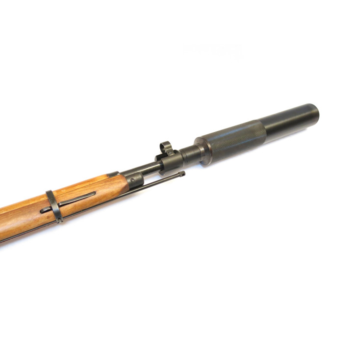 Silencieux pour Fusil Mosin nagant avec adaptateur Ref new