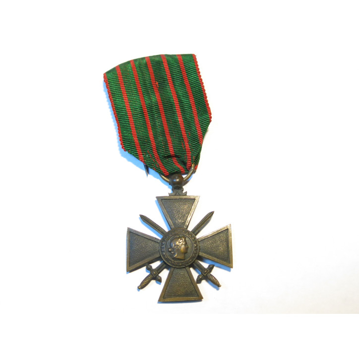 Croix de guerre originale  1914 / 1915 France Ref 78