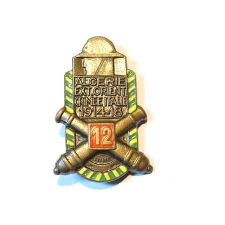 Insigne 12RAD 1914-18 Ref bo4 