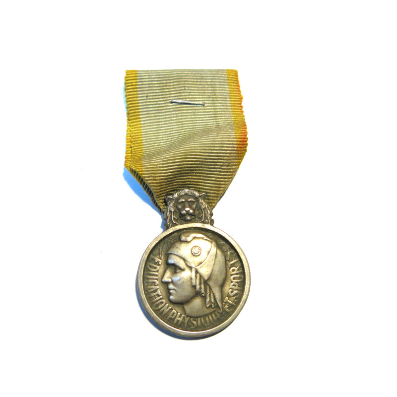Médaille éducation physique argent Réf bo 10 