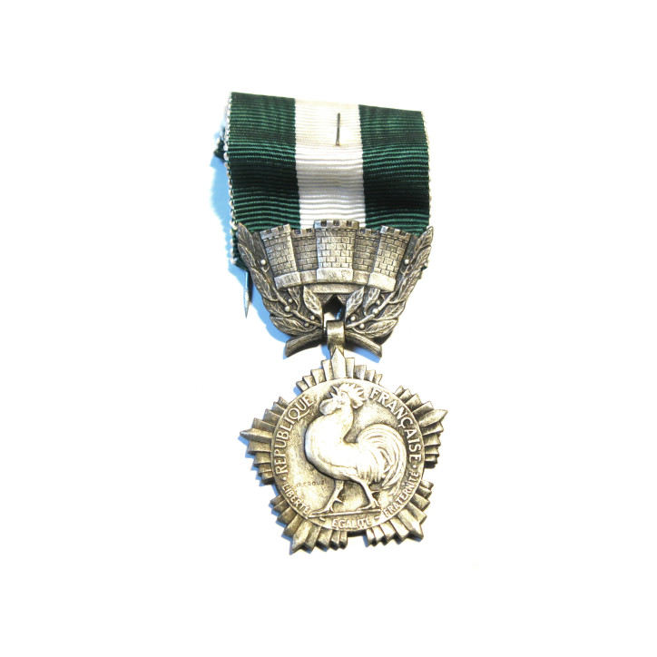 Médaille collectivité locale argent Réf bo10 