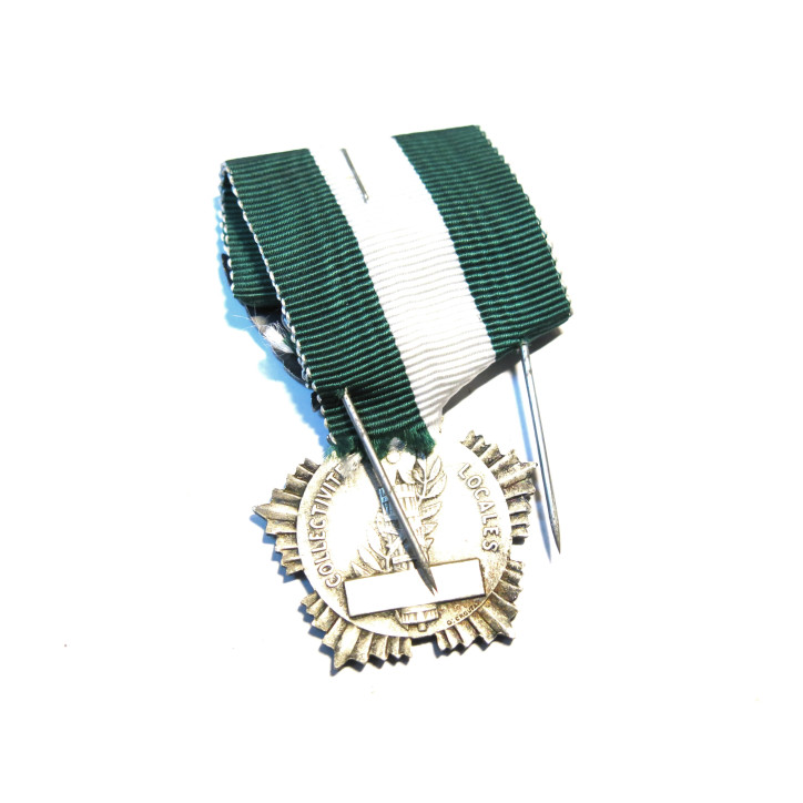 Médaille collectivité locale argent Réf bo10 