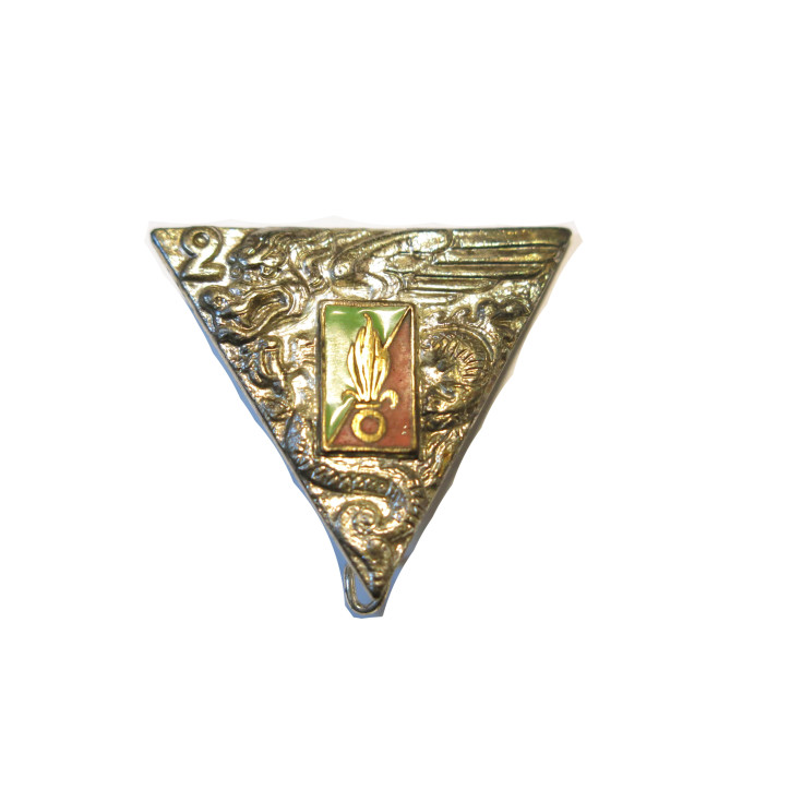Insigne LEGION 2 BEP 2 bataillon Etranger para ref  27 a