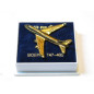 Pin's avion Boeing 747/400 Air France doré ref bo 45
