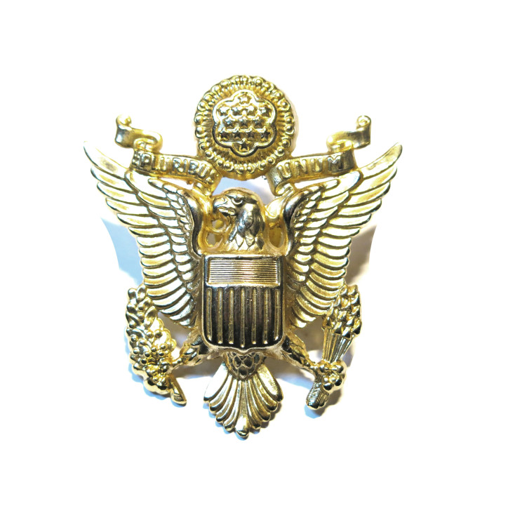 Aigle de casquette officier US ref bo53 