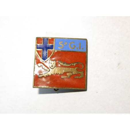Insigne 5 GI Groupement Infanterie  Ref bo 18
