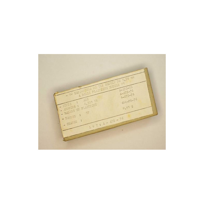 Boite 5.56  plastique réf A 128