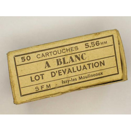 Boite 5.56 blanc evaluation réf A126
