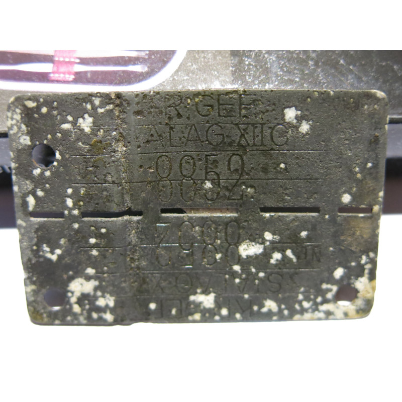 Plaque d'identification  STALAG 8852      