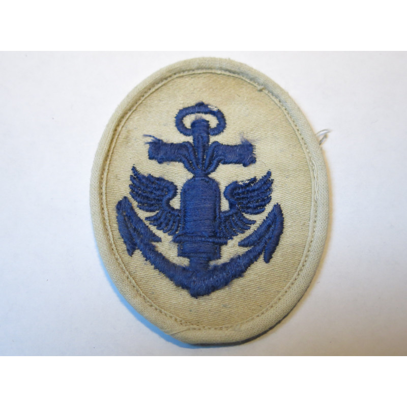 Insigne original  tissu Kriegsmarine Artillerie ref 10  