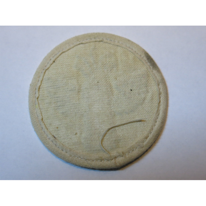 Insigne original  tissu Kriegsmarine artillerie rond   in 12   ref bo 35