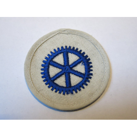 Insigne original  tissu Kriegsmarine technique  rond   ref 13
