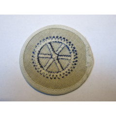 Insigne original  tissu Kriegsmarine technique  rond   ref 13
