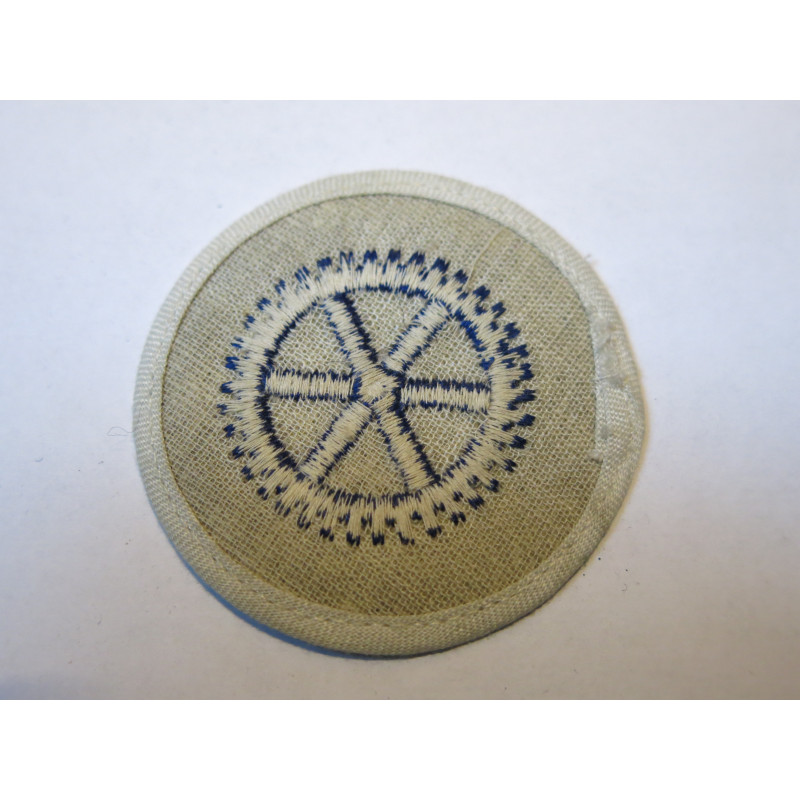 Insigne original  tissu Kriegsmarine technique  rond   ref 13