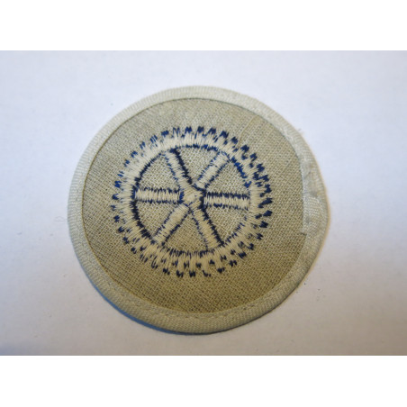 Insigne original  tissu Kriegsmarine technique  rond   ref 13