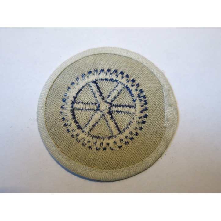 Insigne original  tissu Kriegsmarine technique  rond   ref 13