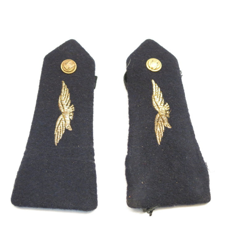 Paire de pattes d epaules Luft passepoil rouge