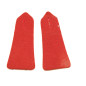 Paire de pattes d epaules Luft passepoil rouge