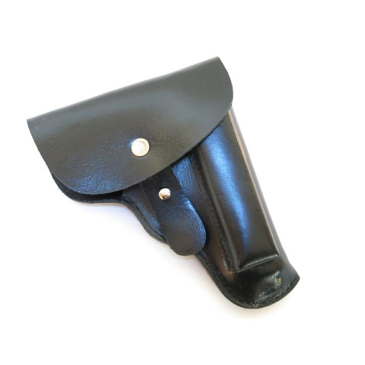 Etui cuir noir pistolet CZ 27