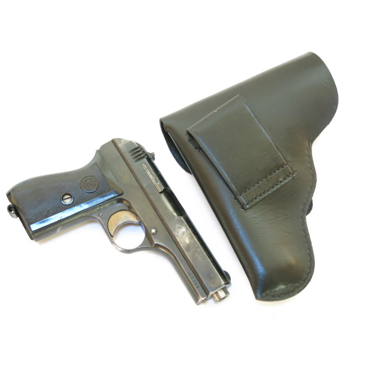 Etui cuir noir pistolet CZ 27