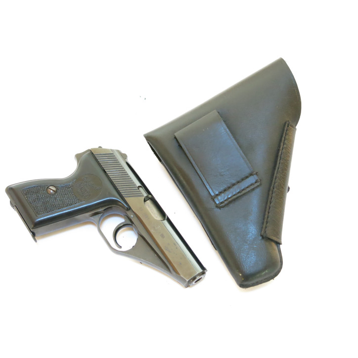 Etui cuir noir pour PA HSC Mauser 