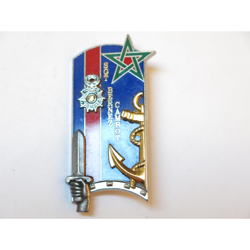 Insigne 164 ENSOA Bernez Cambot Balme 4395 ref bo11